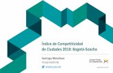 Índice de Competitividad de Ciudades 2018: Bogotá …veeduriadistrital.gov.co/sites/default/files/files/16...Tasa de cobertura neta en educación primaria Las brechas entre ciudades