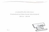 25. Cuautitlán Izcalli - IEEM · 2019-09-12 · 3 1. Presentación. Cuautitlán Izcalli se localiza en la Zona Metropolitana del Valle de México, su nombre proviene del náhuatl