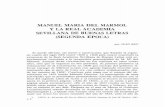 MANUEL MARIA DEL MARMOL Y LA REAL ACADEMIA SEVILLANA …institucional.us.es/revistas/rasbl/20/art_13.pdf · El secretario responde que equivale a «caso nuevo y sin precedente en