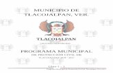 MUNICIPIO DE TLACOJALPAN, VER.€¦ · El municipio de Tlacojalpan se encuentra ubicado en la zona sur del Estado de Veracruz en la región llamada del Papaloapan, es uno de los 212