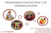Antonio Guzmán Córdoba · Fomentar la prevención de accidentes en la infancia en el ámbito doméstico y escolar. Destinatarios: Escolares, sus familiares y profesores. Campaña