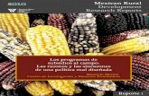 2010 Mexican Rural Development Research Reports · 1 Los programas de subsidios al campo: Las razones y las sinrazones de una política mal diseñada Mauricio Merino1 Centro de Investigación
