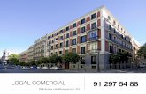 belbex.com€¦ · LOCAL COMERCIAL EN VENTA O ALQUILER 540 m2 construidos (310 m2 planta calle + 230 baja) diáfanas, totalmente reformadas. Alquiler 17.000 €/mes (IBI, tasa de