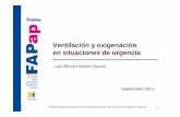 Ventilación y oxigenación en situaciones de urgenciaarchivos.fapap.es/files/639-338-RUTA/e707cddadf29199b86a5fdb55… · Intubación endotraqueal Técnica de intubación: 9Posición: