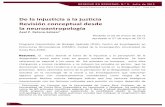 De#la#injusticia#a#la#justicia# Revisión#conceptual#desde ... · la justicia y equidad social puede ser la biología y sus estudios extendidos a nuevas áreas de las ciencias cognitivas