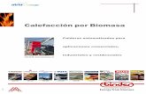 Calefacción por Biomasa CAT GENERAL.pdf · Parrilla ﬁja con limpieza manual de cenizas. Parrilla móvil con limpieza automática de cenizas. Todas las ilustraciones son fotos representativas.