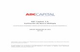 ABC Capital, S.A. Institución de Banca Múltiple€¦ · ABC Capital, S.A. 4 RESUMEN AL 3T 2012 ABC Capital, S.A. Institución de Banca Múltiple reporta una utilidad acumulada al