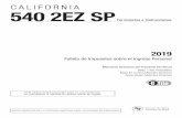 CALIFORNIA 540 2EZ SP - taxformfinder.org · • Fondo de Contribución Voluntaria Tributaria para la Prevención del Suicidio . Retiro Electrónico de Fondos (EFW) – Haga pagos