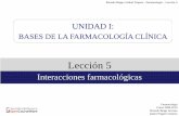 FARMACOLOGÍA CLÍNICA APLICADA A ENFERMERÍA MATERIAL ...ocw.uv.es/ciencias-de-la-salud/farmacologia-clinica-aplicada-a-la... · PRINCIPIOS GENERALES 2. INTERACCIONES FARMACODINÁMICAS