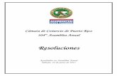 Cámara de Comercio de Puerto Ricocamarapr.org/Resoluciones/Resoluciones-2017.pdf · Resoluciones 2017 – Aprobadas en la Asamblea Anual del 24 de junio de 2017 3 | P á g i n a