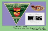 CENTRO DE DOCUMENTACIÓN “JORDI LLORET”n+del+Mus… · Billetes de lotería de la Organización Nacional de Ciegos de España (ONCE), relacionados con el mundo subterráneo. MANUEL