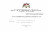 FACULTAD DE CIENCIAS DE LA HOSPITALIDAD CARRERA DE …dspace.ucuenca.edu.ec/bitstream/123456789/5038/1/tesis.pdf · En el caso de los jubilados que residen en Cuenca; ellos se acogen