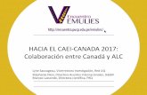 HACIA EL CAEI-CANADA 2017: Colaboración entre Canadá y ALCencuentro.pucp.edu.pe/emulies/wp-content/uploads/sites/15/2017/07… · HACIA EL CAEI-CANADA 2017: Colaboración entre