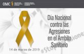 14 de marzo de 2019 - CGCOM€¦ · Comunidad Autónoma Total colegiados/as Total agresiones Total agresiones * 1000 Andalucía 40.322 124 3,08 Aragón 9.004 5 0,56 Principado de