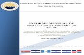 INFORME MENSUAL DE POLÍTICAS ECONÓMICAS€¦ · Durante el mes de septiembre 2016, el BCCR mantuvo la TPM en 1.75%, nivel que se registra desde inicios de este año. La evolución