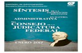 DE LA SÍNTESIS - Consejo de la Judicatura Federal€¦ · 1_/ - Incluye las plazas de las Oficinas de Correspondencia Común. 2_/ - Incluye las plazas de las Administraciones Regionales