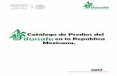 Catálogo de Predios del en la República Mexicana.€¦ · Reglamento de la Ley Agraria en Materia de Ordenamiento de la Propiedad Rural y del Convenio Modificatorio al Contrato