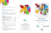 Psicología y Coaching Deportivo€¦ · IV Edición del curso de Experto Psicología y Coaching Deportivo Octubre - Diciembre 2012 Organizan Colabora Información Colegio O˜cial