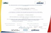 METROLABOR LTDA.onac.org.co/certificados/09-LAC-036.pdf · METROLABOR LTDA. 09-LAC-036 ACREDITACIÓN ISO/IEC 17025:2005 Alcance de la acreditación aprobado / Documento Normativo