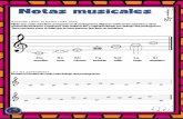 Las notas musicales - Imagenes Educativas · Las notas musicales pueden tener diferente duración. Usamos diferentes símbolos para escribir la duración de las notas en la partitura.