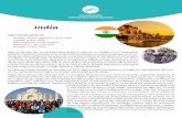 India - YFU · 2017-06-21 · que transforma India India es famosa por su variedad de paisajes y ... Desde el Himalaya en el norte hasta los desiertos y selvas tropicales en el sur,