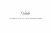 MOCHILA DE DERECHOS, TLALPAN 2019tlalpan.cdmx.gob.mx/.../mochila-de-derechos-tlalpan-2019.pdf · Este programa social está alineado con las libertades y derechos plasmados en el