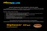 NUEVO PRODUCTO HFO OPTEON® XP40 (R 449A)€¦ · NUEVO PRODUCTO HFO OPTEON® XP40 (R‐449A) ALCOBRE, S.A., siempre a la vanguardia del sector, presenta el OPTEON® XP40 (R‐449A),