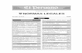 Cuadernillo de Normas Legales - Gaceta Jurídica · Aprueban Directiva “Normas ... entre las Fuerzas Militares de Colombia y Perú 463008 R.S. N° 122-2012-DE/FAP.- ... N°s. 039