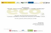 Proyecto “Eco2 - Innovación, empleo y medio ambiente” · “Eco2 - Innovación, empleo y medio ambiente” ... Introducción al Cambio Climático: Causas: Principales Gases de