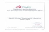 Diapositiva 1 - Pemex · Plan de Inspección Programa de actividades de inspección en el cual se estipula la intervención del personal designado por PEMEX para revisar el cumplimento
