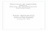 Ministerio de Seguridad Publica - Plan Operativo …€¦ · Web view1.15. Controlar la inscripción, portación, fabricación y comercialización de armas, municiones, explosivos