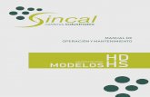 SINCAL - Fabricante de calderas de vapor industriales - HD HS · 2018-09-20 · CALDERAS DE VAPOR SINCAL HD-HS Página 4 de 61 Manual De Operación Y Mantenimiento 1 INTRODUCCIÓN