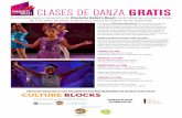 CLASES DE DANZA GRATIS - Charlotte Ballet · 2019-08-29 · CLASES DE DANZA GRATIS Audiciones para el programa de Charlotte Ballet’s Reach serán abiertas a niñas y niños de 7-10