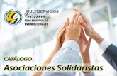 Catalogo Asociaciones 2015 - Multiservicios Gemamultiserviciosgema.com/images/pdf/Catalogo Asociaciones 2015......pdf · CATÁLOGO Asociaciones Solidar&tas (MULTISERVICIOS EN ntlCULOS