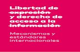 Libertad de expresión y derecho de acceso a la información · 2019-10-22 · 3 — Límites y restricciones admisibles a la libertad de expresión en el SEDH 41 — Expresiones