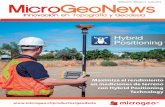 Maximiza el rendimiento en mediciones de terreno con Hybrid …geomatica.microgeo.cl/wp-content/uploads/2017/04/JUnio... · campo MAGNET™ Field ahora ... coordenadas geodésicas