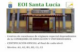 EOI Santa Lucía - Gobierno de Canarias · 2019-10-11 · EOI Santa Lucía • Centros de enseñanza de régimen especial dependientes de la CONSEJERÍA DE EDUCACIÓN Y UNIVERSIDADES.