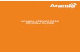 ARANDA SERVICE DESK CONSOLA BLOGIK...Control de Cambios Fecha de Creación Aranda Service Desk Consola BLOGIK 2016.Octubre.28 Versión 1 2018.Mayo.7 Versión 2 2018.Julio 11 Versión