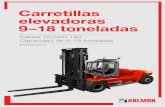 Carretillas elevadoras 9–18 toneladasgrosa.es/wp-content/uploads/2015/11/catalogo_tecnico_DCG.pdf · Carretilla elevadora contrapesada Generación Capacidad de elevación, en decitoneladas