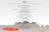 Menus Mallorca Catering 2012 (Tarifas) - bodas · Con salsa Bearnesa y guarnición de patatas, tomate cherry, y atillo de espárragos. ... Precio por persona: 95,6 € CASTILLO DE