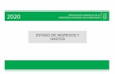 ESTADO DE INGRESOS Y GASTOS - Extremadura · 2020-02-21 · consejo econÓmico y social de extremadura 04001 - consejo econÓmico y social de extremadura213.052 231.927 444.979 total