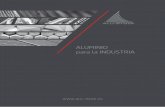 ALUMINIO para la INDUSTRIA - Alustock · Expertos en aluminio ALUMINIO para la INDUSTRIA. Todos los datos aportados en este catálogo han sido dados de buena fe y Alu-Stock S.A. no