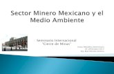 Seminario Internacional “Cierre de Minas” Minero Mexicano y el... · operación y abandono). ... oficial para el cierre de minas, sin embargo el MIA-Manifiesto de Impacto Ambiental-