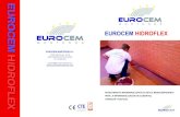 HIDROFLEX - EUROCEM MORTEROSeurocemmorteros.com/eurocem_triptico_HIDROFLEX.pdf · No aplicar con heladas lluvia o riesgo de la misma. No aplicar con el soporte húmedo Temperatura