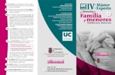 mfm triptico IV - Dirección General de Igualdad y Mujer – Promoción de la …mujerdecantabria.com/.../uploads/2019/06/mfm-triptico-IV.pdf · 2019-06-28 · Familia y menores en