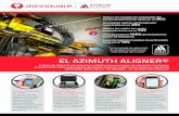 EL AZIMUTH ALIGNER® - getgeosite.com · El Azimuth Aligner® reemplaza los métodos convencionales de alineación de equipos de perforación tanto en proyectos de minería como de