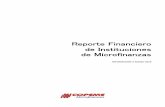 Reporte Financiero de Instituciones de Microfinanzas€¦ · 9/ Sumatoria agregada (Total IMFs) con base a información de MiBanco, Financieras, CMAC, CRAC, Edpymesy ONG (excluye
