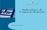 Indicadores de Comercio Exterior · 2017-09-15 · el Precio de las Mercaderías Importadas en el 2001 III ESTADÍSTICAS DE COMERCIO EXTERIOR Embarques de exportación ... Concentrado