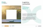 JORNADA AECOC’19 Logística sostenible€¦ · Logistics, nos darán las claves para el funcionamiento de dicho modelo. Juan Francisco Ciriza, Director de Medio Ambiente, MAHOU