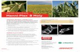 Nutrición Foliar Eficiente Manni-Plex B Moly...celulares, nuevo crecimiento y producción de polen n Mejora la traslocación de azúcares desde las hojas hacia las raíces, tejidos,
